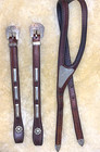 Vintage California Silver Poco Lena Ranch Versatility Show Horse Headstall Nice 