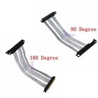Pci-e 4 0 16x High Speed Pcie Riser 90 180 Degree Cable 64gbs For Gpu Extension