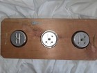 Wooden Vintage Sunbeam Weather Station With Thermometer Barometer And Humidity 