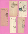 Estonia Lot Of 5 Money Order 1928-35s  2310
