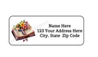30 Floral Bible Personalized Return Address Labels 1 In X 2 625 In