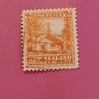 New Zealand 2d Stamp 1938 Maori Meeting House Stamp