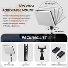 2 Pack Led Video Light Kit Studio 2700-7500k Dimmable Photo Tripod Photography