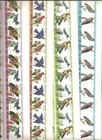 25x Nevis - Mnh - Full Sheets - Nature - Birds - Imperf