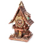 Robotime Vintage Cuckoo Clock 3d Wooden Puzzle For Adult Diy Model Creative Gift