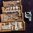 Rare Singer Sewing Machinist Tool Set In Wooden Puzzle Box 1889  Zz470