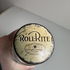 Vintage Roll Rite Good Housekeeping Clear Glass Rolling Pin W metal Lid 14 5 x3 