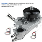 Water Pump W gasket For Chevy Silverado Tahoe Gmc Sierra Cadillac 4 8l 5 3l 6 0l
