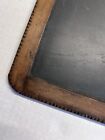 Antique Primitive School Slate Student Chalkboard Double Sided Framed 12 5   