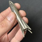 Vintage Metal Model Of A Space Rocket Souvenir Soviet Cosmos Gagarin