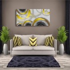 Yellow Abstract Smart Line Pictures Canvas Wall Art For Living Room Bedroom W   