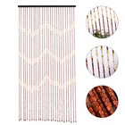 Bamboo Bead Curtain  String Door Curtains Beaded  Wooden Curtain For Doorway New