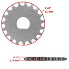 Caltric Oil Pump Sprocket For Honda Foreman Rubicon 500 Trx500fa 4x4 2001-2014