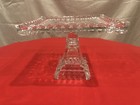 Vintage Jeanette Glass Co Square Wedding Cake Pedestal Stand late 19th Century