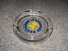 Vintage L  wenbrau Muenchen Made In Germany Clear Glass Ashtray No Chips  