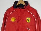 Vintage Fila Ferrari Scuderia Team Issue Crew 2 In 1 Puffer Vest Jacket Xl Rare 