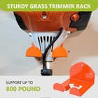 2 Pack Garage Organizer Trimmer Rack Heavy Duty Weed Eater Hanger Trimmer Han