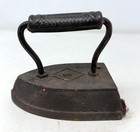 Antique Geneva Ill Cast Iron No 9 Diamond Logo Flat Iron