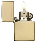 Zippo Windproof High Polished Brass Lighter  254  Says  solid Brass   New In Box