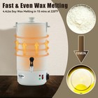 10 5qts Electric Wax Melter 10l Digital Soap Candle Making Wax Melting Pot Kit