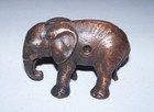Antique Toy Cast Iron Elephant Coin Still Bank