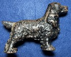 Vintage Cast Iron Cocker Spaniel Dog Figurine Approx 3lb 7    By 4 5   