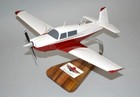 Al Mooney M20 Private Desk Top Display 1 24 Wood Aircraft Model Sc Airplane New