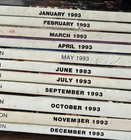 Mix Magazine 1993 11pc Lot Recording Studio Pro Audio Mixing Engineer Production