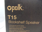 Polk Audio 2-way Indoor Bookshelf Speaker  Black - Pair T15 New Unopened Box