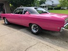 1968 Plymouth Road Runner Road Runner Mopar  Muscle Car Hot Rod Panther Pink