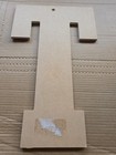 Wooden Letter Wall Decor  T Wood Alphabet Polk-a-dotted 10  Inches 