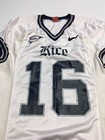Game Worn Used Nike Rice Owls Football Jersey  16 Size M Mchargue