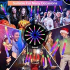 200pcs Led Foam Sticks Light Up Wands Rally Flashing Glow Party Rave