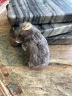 Vintage Original Fur Toy Mouse Mice Miniature Figurine