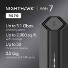 Netgear Nighthawk Be3100 Wifi 7 Dual-band Router  rs70 