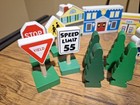 Melissa   Doug Wooden Play Set  Used  Lot Of 31