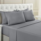 1800 Series 6-piece Bed Sheet Set Soft Deep Pocket Twin King Queen Full Sheets