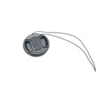 58mm Snap On Front Lens Cap Hood Center Cover For Sony Nikon Canon Fuji Leica