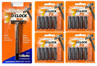 Gillette 7 O clock Trac Ii Razor Handle Clean Shaving With 20 Cartridges