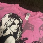 Rare  Mint Britney Spears 2009 Tour Merch Pink Gimme More X Circus T-shirt Large