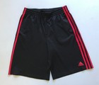 Adidas Designed 2 Move 3 Stripes Training Shorts Black Red Size Boys L