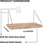 Fabric Wall Cubicle Shelf With Hooks For Work Decor  11 8  Wooden Cubicle Organi