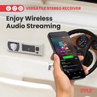 Waterproof Marine Radio Receiver Single Din Bluetooth Digital Boat Stereo System
