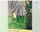 Novak Djokovic   Carlos Alcaraz Dual Wimbledon Signatures Auto Jsa Authenticated