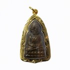 Phra Lp Tuad Pim Taoreed Gold Micron Pendant Wat Changhai Thai Buddha Amulet