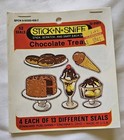 Vintage Stick N Sniff Citrus Fruits Chocolate Treats Scratch  n Sniff Stickers 