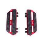 9 5  Red Small Rider Foot Floorboards For Harley 24-25 Touring Cvo Road Glide St