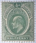 Travelstamps   1907 Southern Nigeria Stamps Sc  21  Mint Og Hinged  Half Penny