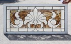 Antique American Stained Glass Window  Early 1900s  Nlg233