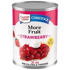  3 Pack  Comstock  Premium Strawberry Pie Filling   Topping  Ready To Use